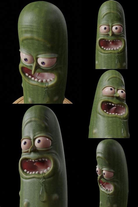 Pickle Rick From Rick And Morty Tv Show Episode 3d Print Model Stl