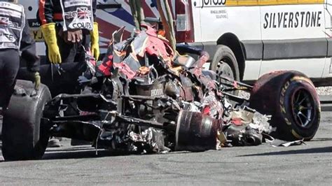 Watch Video British Gp Crash Hamilton Involves In Horrific Collision