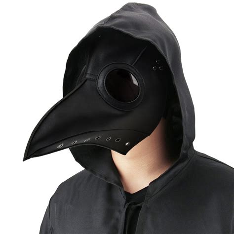 Takerlama Medieval Steampunk Black Death Plague Doctor Bird Beak Mask