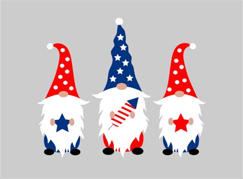 4th Of July Gnomes Afbeelding Door Emilyyscreations · Creative Fabrica