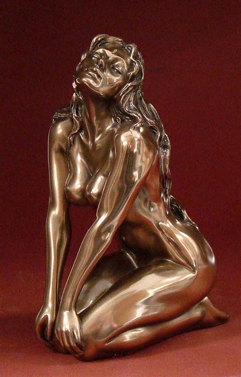 Bodytalk Naked Woman Sculpture In Bronze M Decovista Colorful Design Furniture Statues