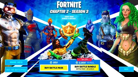 Fortnite Chapter Season Battle Pass Overview Concept Youtube Hot