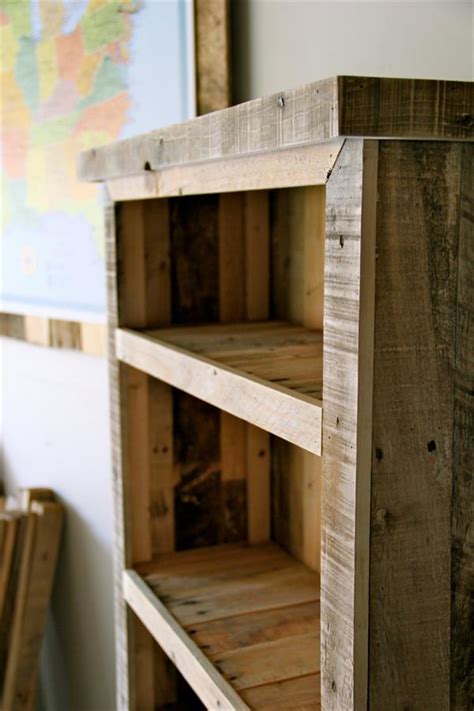 None of this effects the. DIY Recycled Pallet Bookcase | Pallet Furniture Plans
