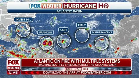 5 Tropical Disturbances Tracked In Atlantic Basin As Hurricane Season
