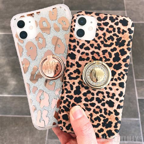Glitter Leopard Print Iphone Case Marleylilly