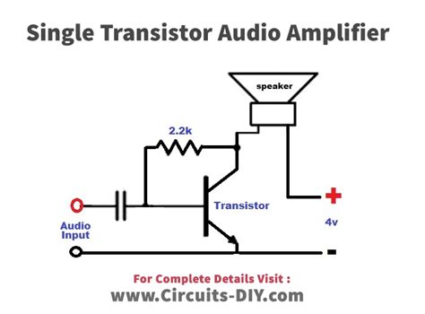 Simple Audio Amplifier Circuit Diagram Using Transistor Pdf Wiring Core