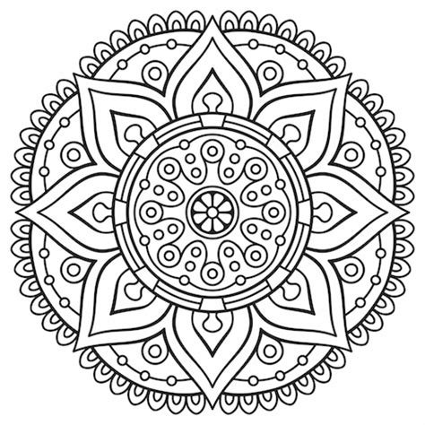Mandala Coloring Sunflower Coloring Pages For Adults : Super fun and