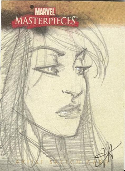 Rogue In Zach Whisenants Sketch Cards Marvel Masterpiece I Ii
