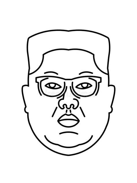 Kim Jong Un Coloring Pages