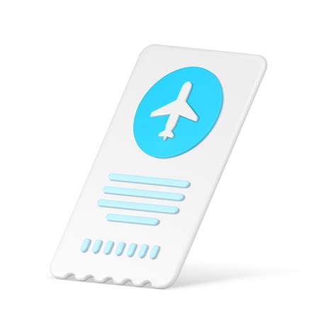 Premium Vector Ragged Aeroplane Paper Ticket Air Travel Journey