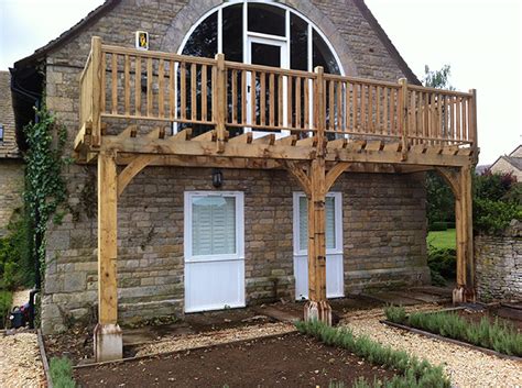 Custom Made Wooden Balconies A Frames Porches Gates In Northamptonshire