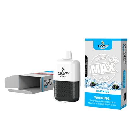 Crave Max Pro Black Ice Crave Disposable
