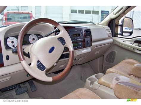 The king ranch interior is the nicest interior available for ford products. Castano Brown Leather Interior 2006 Ford F250 Super Duty ...