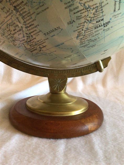 Vintage Globemaster 12 Spinning World Globe With Raised Etsy