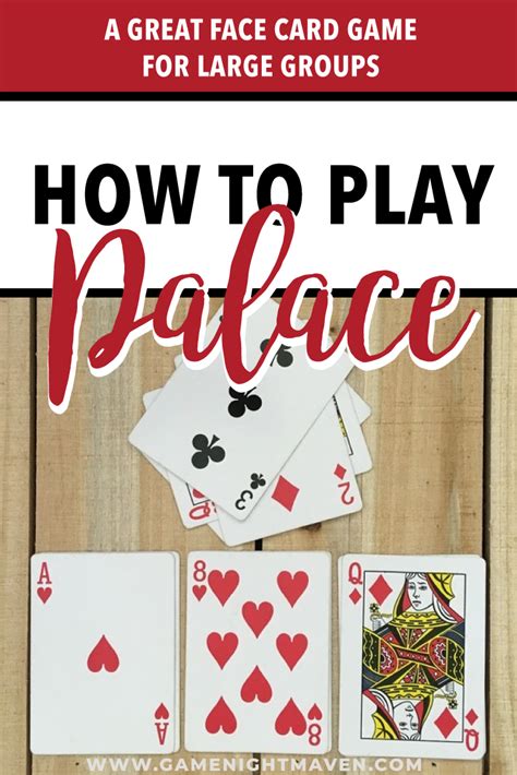 Maybe you would like to learn more about one of these? Palace is a great face card game that can accommodate large groups. Easy to learn, fun to play ...