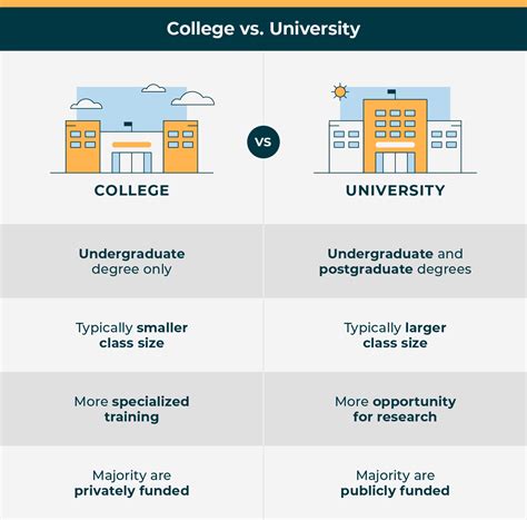 💄 What Is Difference Between A College And University College Vs