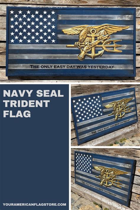 Navy Seal Trident Flag