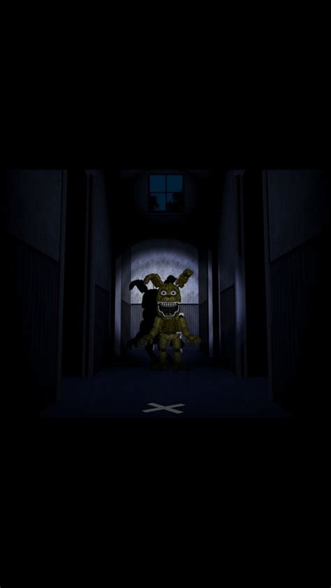 Screenshot Taken As Plushtrap Moves Off Of His Chair In The Mini Game