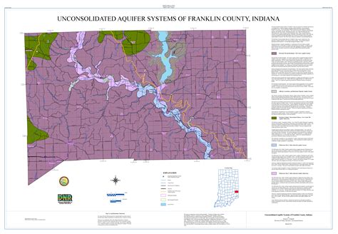 Dnr Water Aquifer Systems Maps 78 A And 78 B Unconsolidated And