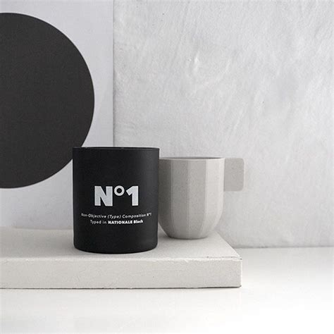 Playtype No1 Candle From The Minimalist Store Minimalist Home Decor