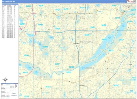 Maps Of Bloomington Minnesota