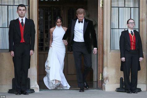 Meghan And Harry Head For Frogmore House For Reception After Royal