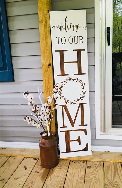 Welcome To Our Home Sign Home Signs Decor Home Decor