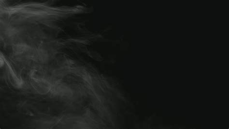 Fading Smoke On A Black Background Free Stock Video