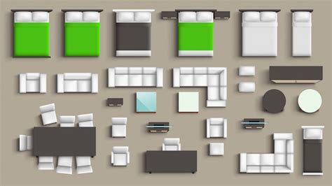 Free Furniture Plan Vectors 600 Images In Ai Eps Format
