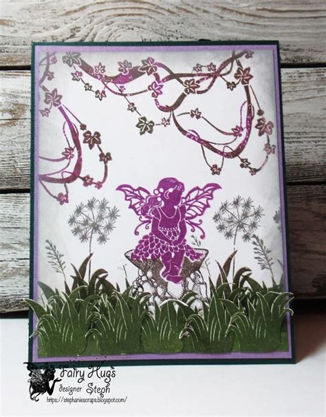 Fairy Hugs Clear Stamps Dandelion Grass