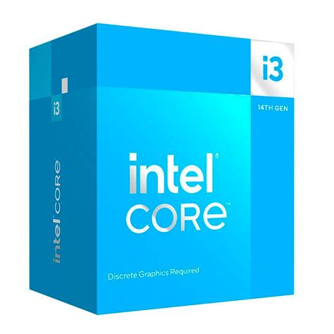 Procesador Intel Core I3 14100f 350470ghz 12 Mb Intel Smart Caché