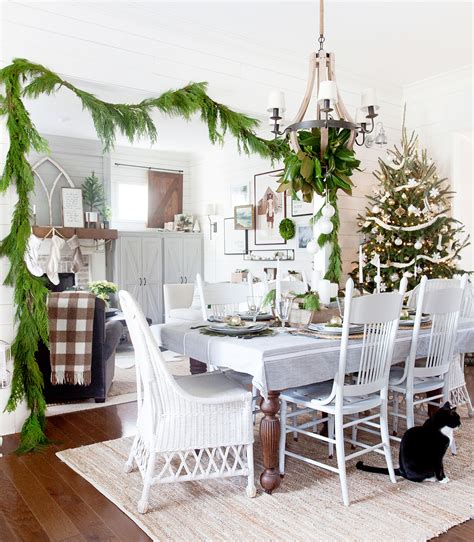 The Lettered Cottage Dining Room Living Room Christmas 2017 The