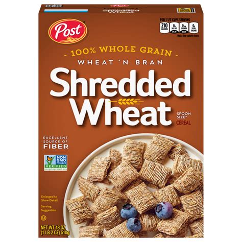 Save On Post Shredded Wheat Cereal Wheat N Bran No Sugar Order Online