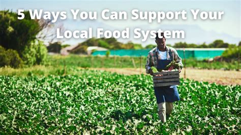 Ways You Can Support Your Local Food System Center For