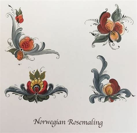 I Love My Norwegian Heritage On Instagram “norwegian Rosemaling 🌹 🇳🇴 ️