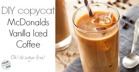 1) the night before you are ready to make your iced coffee brew your espresso and refrigerate. McDonald's Sugar Free Vanilla Iced Coffee Recipe (Make it ...