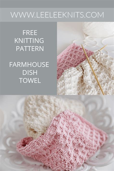 Free Knitted Dish Towel Pattern Leelee Knits Knitted Dishcloth