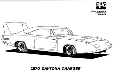 1969 Dodge Charger Drawing At Explore Collection