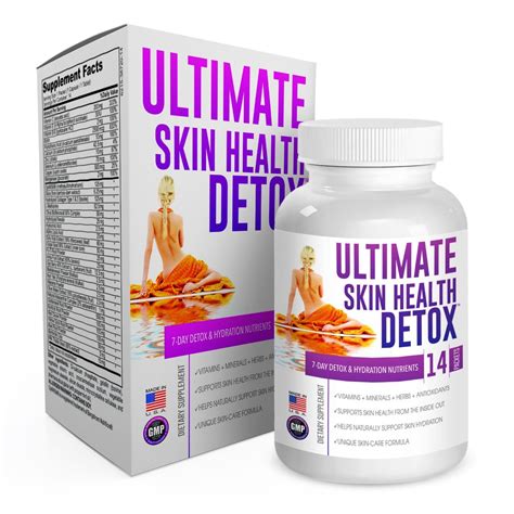Ultimate Skin Health Detox Cleanse 7 Day Supplement Health Detox