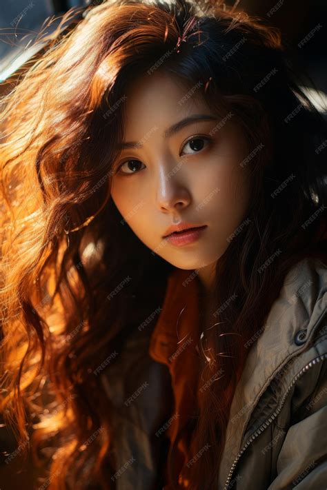 Premium Ai Image A Closeup Stock Photo Of A Beautiful Korean Girl
