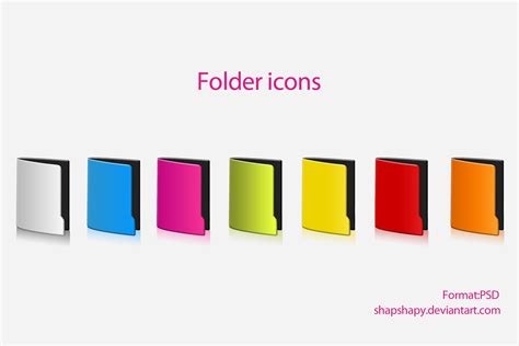 Folder Icons By Shapshapy On Deviantart