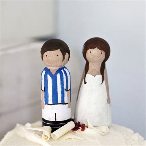Personalised Wooden Wedding Cake Topper By Julia Eastwood