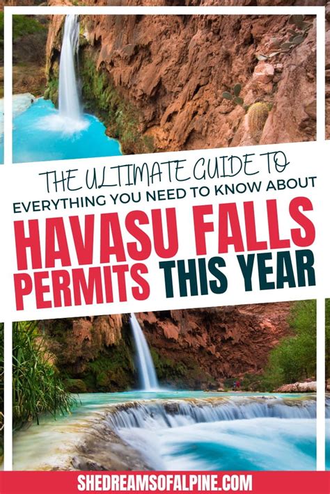 Get Ready For 2024 Havasu Falls Permits Step By Step Details — She
