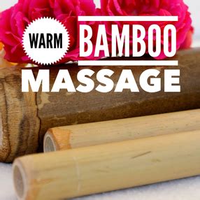 Warm Bamboo Massage