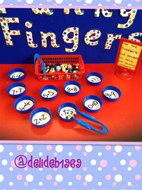Doubling Activity For Funky Fingers Table Funky Fingers Math