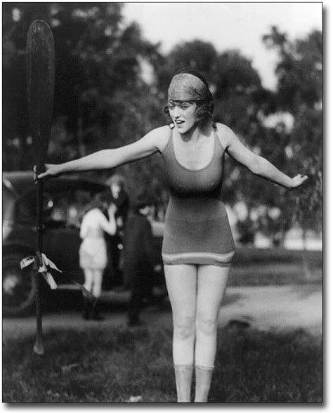 Sexy Mack Sennett Girl In Bathing Suit X Silver Halide Photo Print