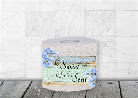 Be Sweet 2 Toilet Paper Wrap Design For Sublimation Etsy