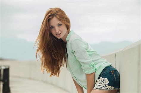 Hd Wallpaper Model Women Looking At Viewer Redhead Michelle H Paghie Wallpaper Flare