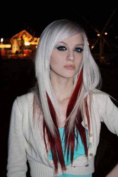 Silver Red Hair Yahoo Search Results White Hair Color Blonde Hair