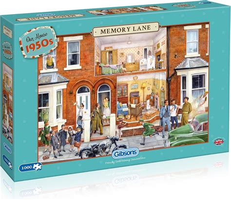Gibsons Memory Lane Our House 1950s Jigsaw Puzzle 1000 Pieces